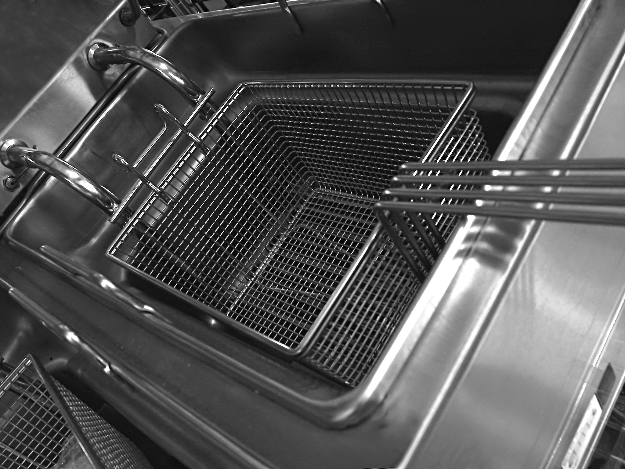 commercial deep fryer cleaned by a Quick Servant technician